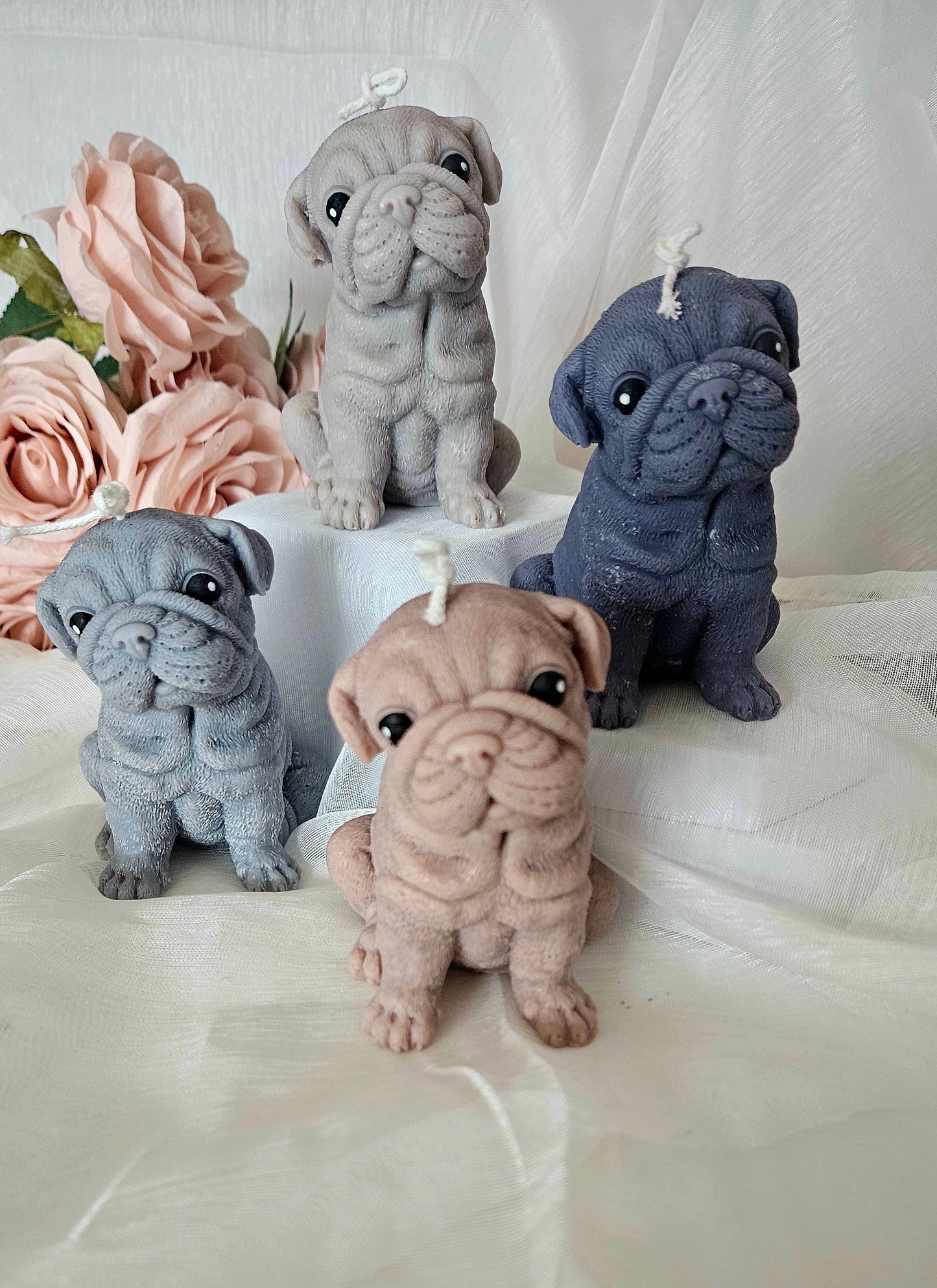 Honden kaars - Engelse Bulldog