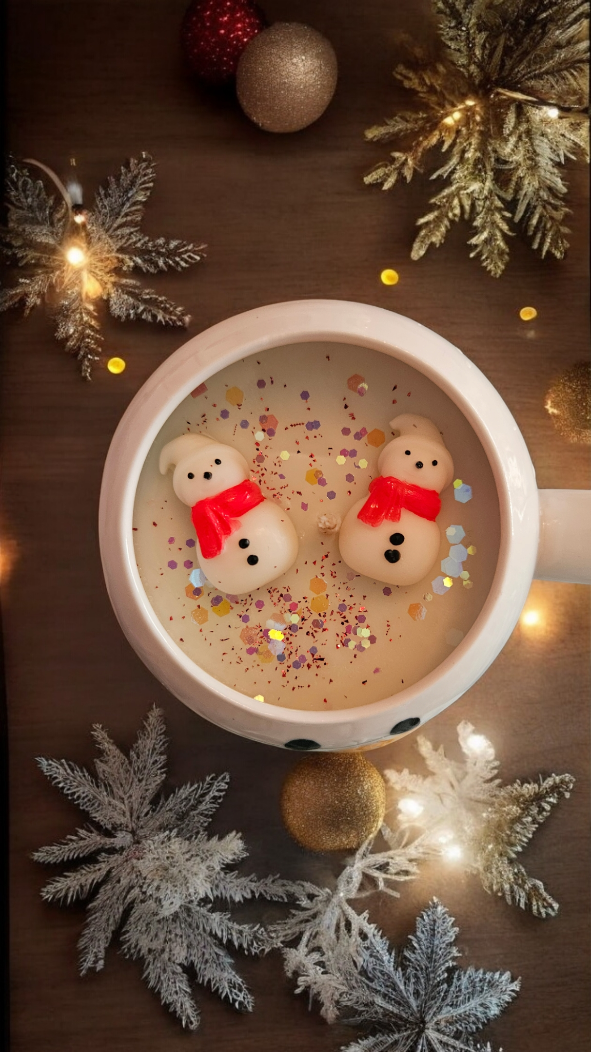 Sparkle Snowman Mug ☃️
