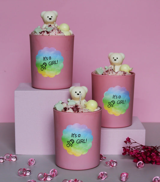 It´s a girl candle
