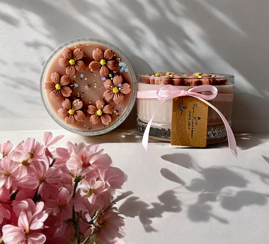 Blooming Candle Roze - Roos