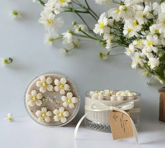 Blooming Candle Wit - Vanille