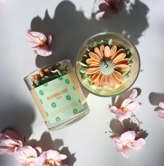 Blooming Daisy Sunset