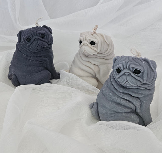 Honden kaars- Mopshond